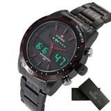 NAVIFORCE Casual Watch Men Sport LED Digital Watch waterproof