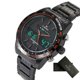 NAVIFORCE Casual Watch Men Sport LED Digital Watch waterproof