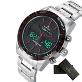 NAVIFORCE Casual Watch Men Sport LED Digital Watch waterproof