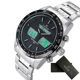 NAVIFORCE Casual Watch Men Sport LED Digital Watch waterproof