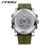 SINOBI Sports Watch Men's Wrist Watches Digital Quartz Clock