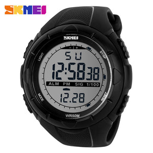 Men Sports Military Watches LED Digital Man Brand Watch