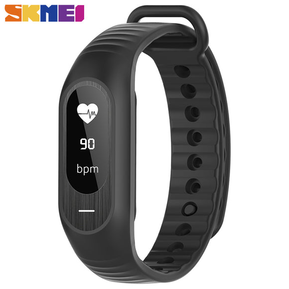 SKMEI Women Men Wristband Blood Pressure Digital Wristwatches